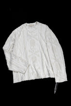 Load image into Gallery viewer, MASTERMIND WORLD OG ARAN SWEAT SHIRT (IVORY)