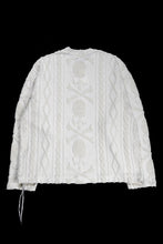 Load image into Gallery viewer, MASTERMIND WORLD OG ARAN SWEAT SHIRT (IVORY)
