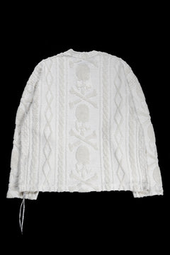 Load image into Gallery viewer, MASTERMIND WORLD OG ARAN SWEAT SHIRT (IVORY)