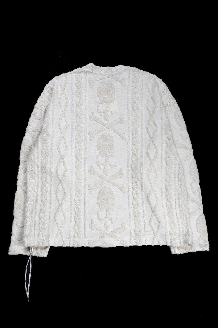 Load image into Gallery viewer, MASTERMIND WORLD OG ARAN SWEAT SHIRT (IVORY)