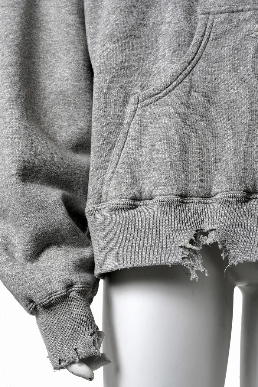 画像をギャラリービューアに読み込む, FULLCOUNT FADING DOUBLE FACE SWEAT HOODIE (GRAY)