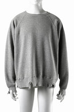 画像をギャラリービューアに読み込む, FULLCOUNT FADING RAGLAN SLEEVE SWEAT SHIRT (HEATHER GRAY)