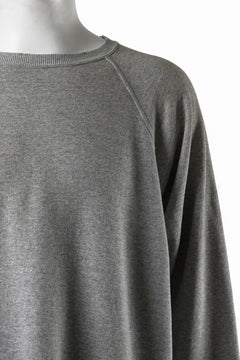 画像をギャラリービューアに読み込む, FULLCOUNT FADING RAGLAN SLEEVE SWEAT SHIRT (DAMAGE LESS / HEATHER GRAY)
