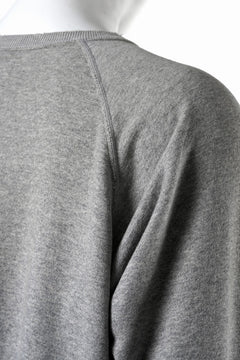 画像をギャラリービューアに読み込む, FULLCOUNT FADING RAGLAN SLEEVE SWEAT SHIRT (DAMAGE LESS / HEATHER GRAY)