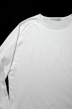 画像をギャラリービューアに読み込む, OPPOSE DUALITY ERGONOMIC LS T-SHIRTS / DRY COTTON JERSEY (WHITE)