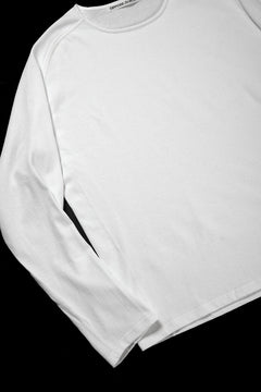 画像をギャラリービューアに読み込む, OPPOSE DUALITY ERGONOMIC LS T-SHIRTS / DRY COTTON JERSEY (WHITE)