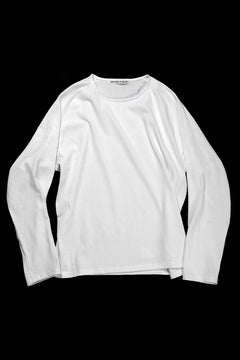 画像をギャラリービューアに読み込む, OPPOSE DUALITY ERGONOMIC LS T-SHIRTS / DRY COTTON JERSEY (WHITE)