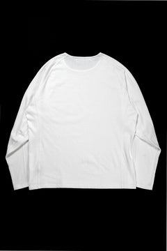画像をギャラリービューアに読み込む, OPPOSE DUALITY ERGONOMIC LS T-SHIRTS / DRY COTTON JERSEY (WHITE)