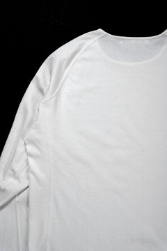 画像をギャラリービューアに読み込む, OPPOSE DUALITY ERGONOMIC LS T-SHIRTS / DRY COTTON JERSEY (WHITE)
