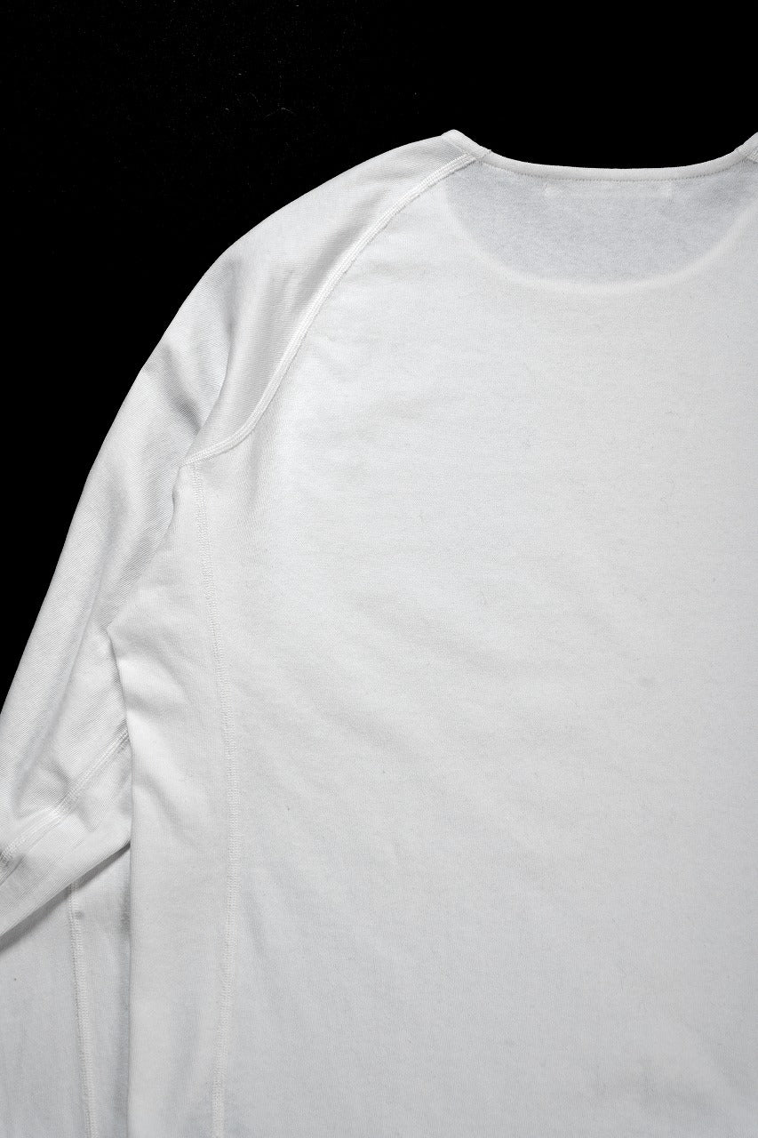 画像をギャラリービューアに読み込む, OPPOSE DUALITY ERGONOMIC LS T-SHIRTS / DRY COTTON JERSEY (WHITE)
