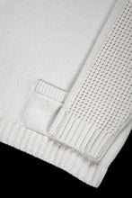 画像をギャラリービューアに読み込む, F/CE. REVERSE PATTERN COLLAR KNIT (IVORY)