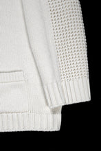 画像をギャラリービューアに読み込む, F/CE. REVERSE PATTERN COLLAR KNIT (IVORY)