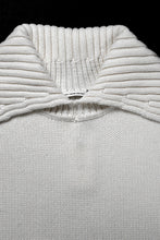 画像をギャラリービューアに読み込む, F/CE. REVERSE PATTERN COLLAR KNIT (IVORY)