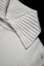 画像をギャラリービューアに読み込む, F/CE. REVERSE PATTERN COLLAR KNIT (IVORY)