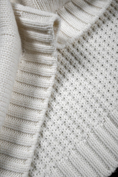 画像をギャラリービューアに読み込む, F/CE. REVERSE PATTERN COLLAR KNIT (IVORY)