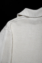 画像をギャラリービューアに読み込む, F/CE. REVERSE PATTERN COLLAR KNIT (IVORY)
