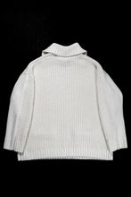 画像をギャラリービューアに読み込む, F/CE. REVERSE PATTERN COLLAR KNIT (IVORY)