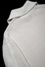 画像をギャラリービューアに読み込む, F/CE. REVERSE PATTERN COLLAR KNIT (IVORY)
