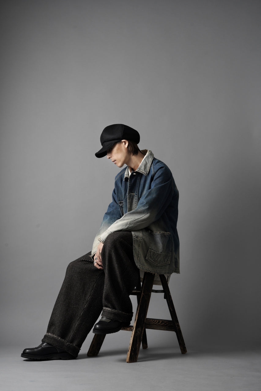 Load image into Gallery viewer, FULLCOUNT x N/07 exclusive COVER ALL JACKET / 10.5oz Zimbabwe Denim (INDIGO BLUE / EFFECTED)