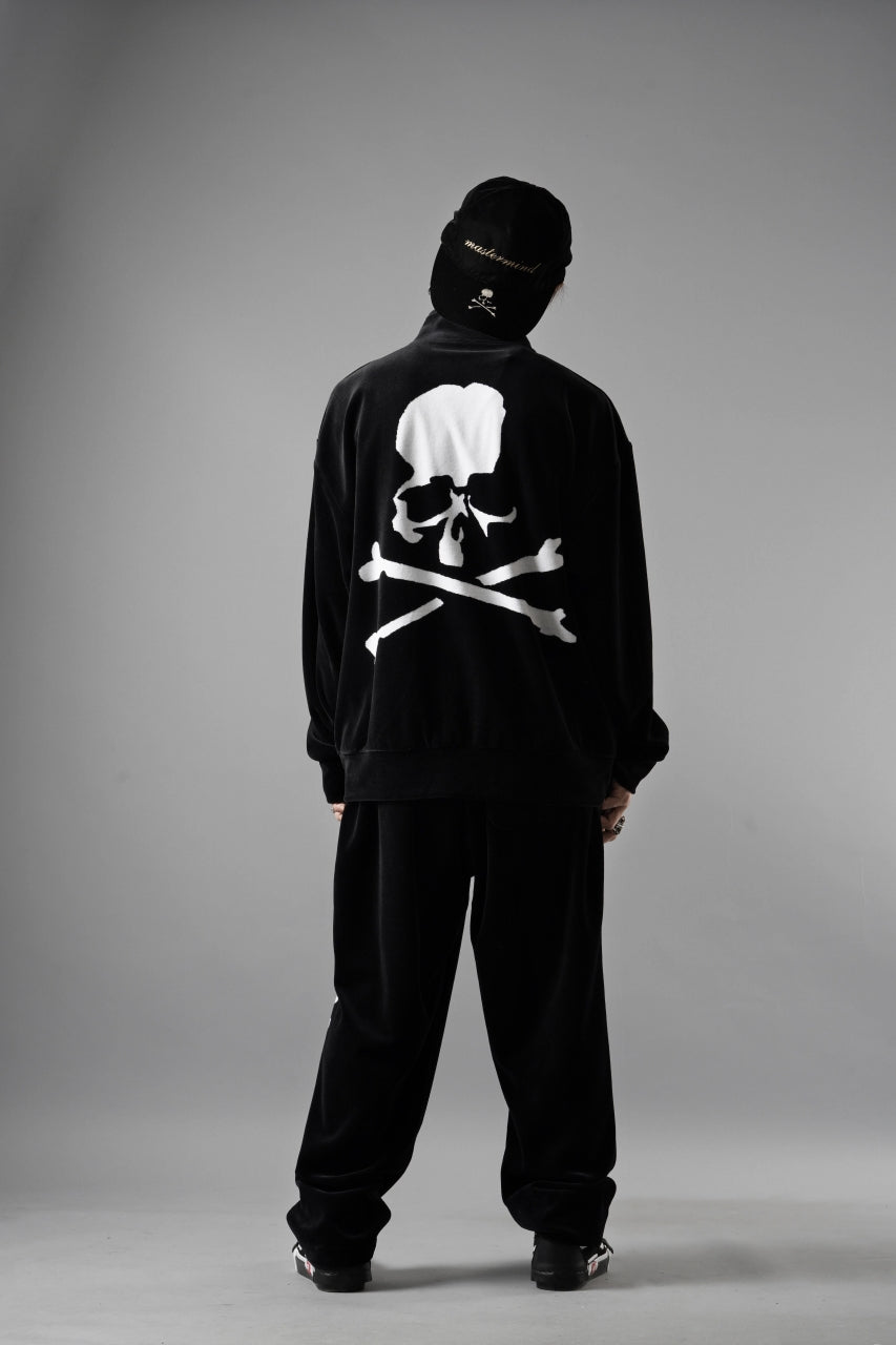 Load image into Gallery viewer, MASTERMIND WORLD VELOUR PANTS (BLACK)