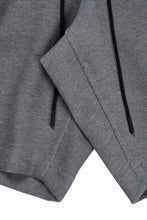 画像をギャラリービューアに読み込む, N/07 2 TUCKS EASY SHORTS / RIBBED CARDBOARD KNIT JERSEY (GREY)