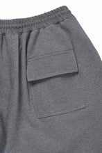 画像をギャラリービューアに読み込む, N/07 2 TUCKS EASY SHORTS / RIBBED CARDBOARD KNIT JERSEY (GREY)