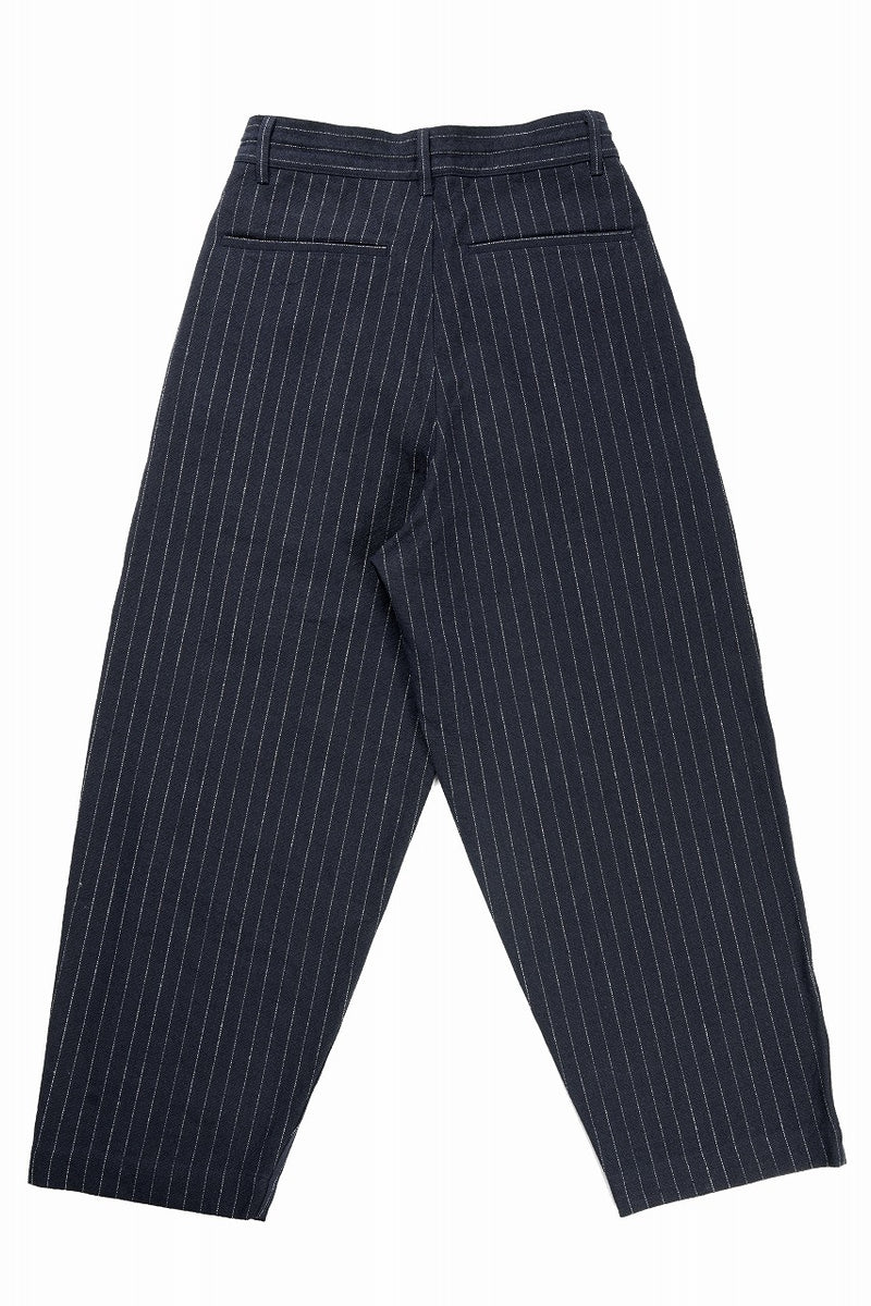 N/07 TRIPLE STITCHES WIDE TAPERED TROUSERS / HEAVY C/LI