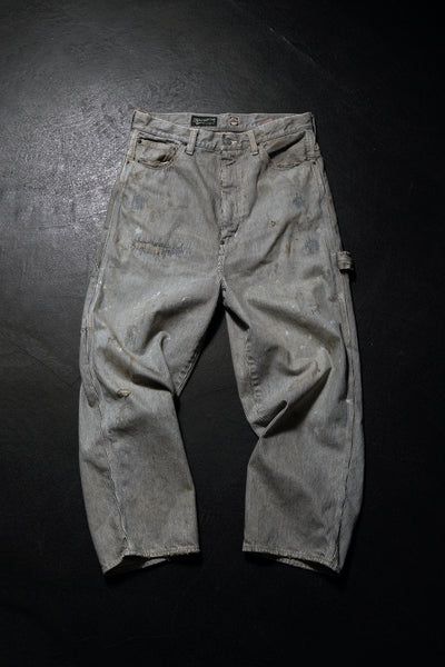 FULLCOUNT x N/07 x LOOM exclusive WIDE TAPERED DENIM PANTS / 11.5oz ZIMBABWE DENIM (INDIGO BLUE / ONE WASHED)