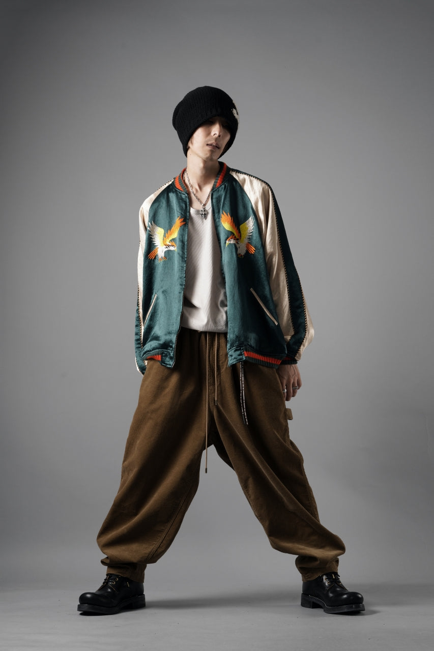 Load image into Gallery viewer, mastermind JAPAN WIDE CORDUROY PAINTER PANTS (CAMEL)