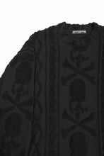 Load image into Gallery viewer, MASTERMIND WORLD OG ARAN SWEAT SHIRT (BLACK)