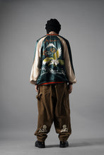 Load image into Gallery viewer, mastermind JAPAN WIDE CORDUROY PAINTER PANTS (CAMEL)