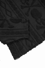 Load image into Gallery viewer, MASTERMIND WORLD OG ARAN SWEAT SHIRT (BLACK)