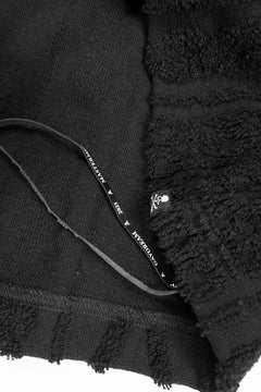 Load image into Gallery viewer, MASTERMIND WORLD OG ARAN SWEAT SHIRT (BLACK)