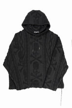 Load image into Gallery viewer, MASTERMIND WORLD OG ARAN HOODIE (BLACK)