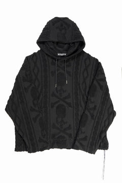 Load image into Gallery viewer, MASTERMIND WORLD OG ARAN HOODIE (BLACK)