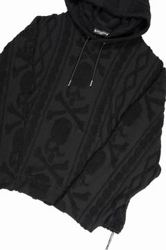 Load image into Gallery viewer, MASTERMIND WORLD OG ARAN HOODIE (BLACK)