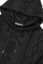 Load image into Gallery viewer, MASTERMIND WORLD OG ARAN HOODIE (BLACK)