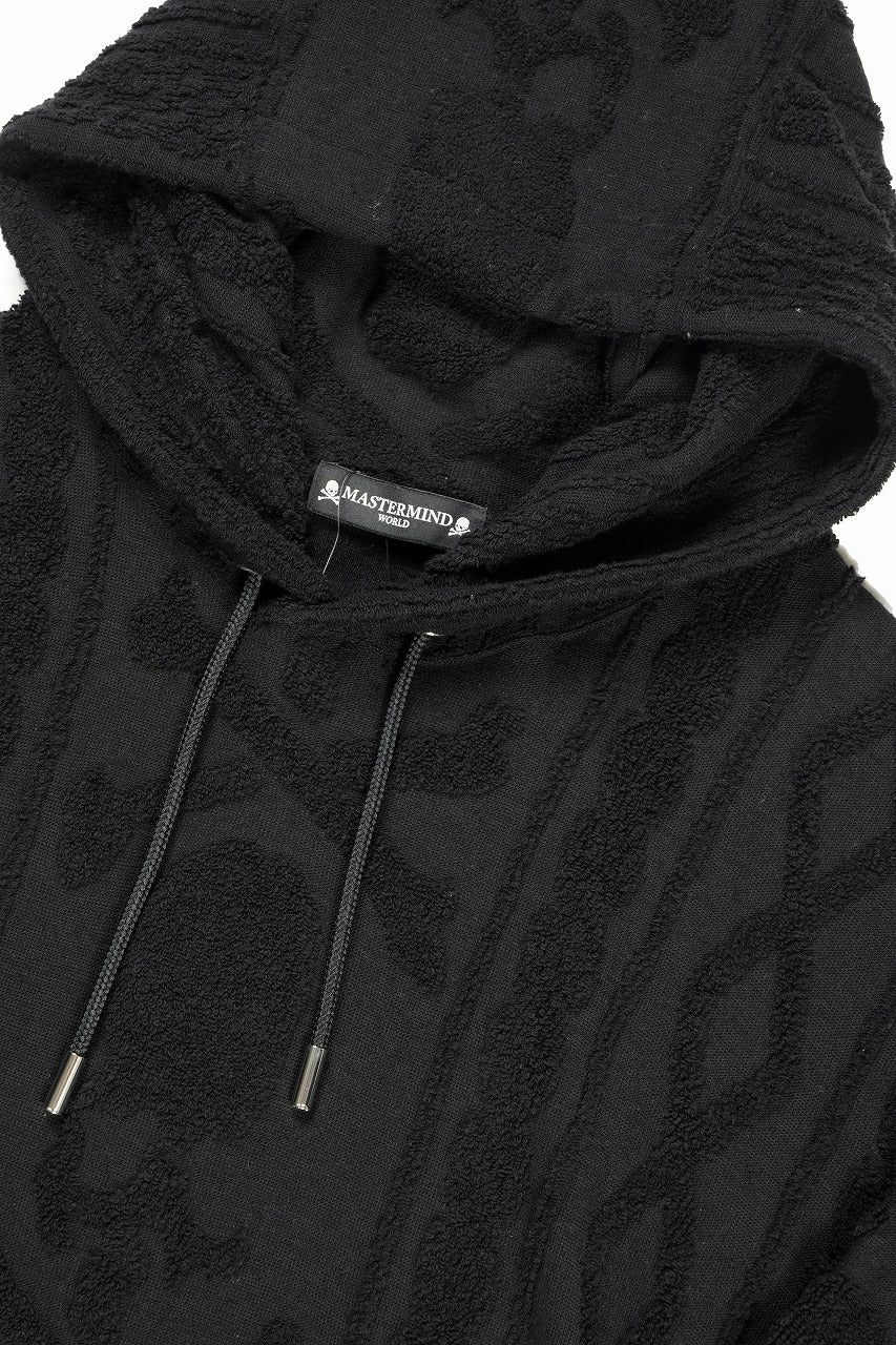 Load image into Gallery viewer, MASTERMIND WORLD OG ARAN HOODIE (BLACK)