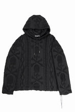 Load image into Gallery viewer, MASTERMIND WORLD OG ARAN HOODIE (BLACK)