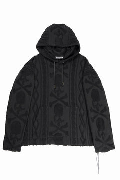 Load image into Gallery viewer, MASTERMIND WORLD OG ARAN HOODIE (BLACK)