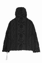 Load image into Gallery viewer, MASTERMIND WORLD OG ARAN HOODIE (BLACK)