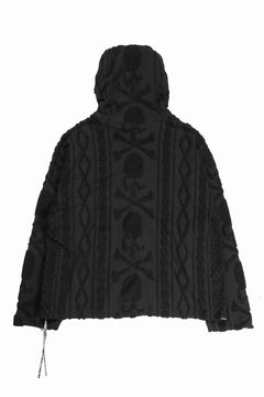 Load image into Gallery viewer, MASTERMIND WORLD OG ARAN HOODIE (BLACK)