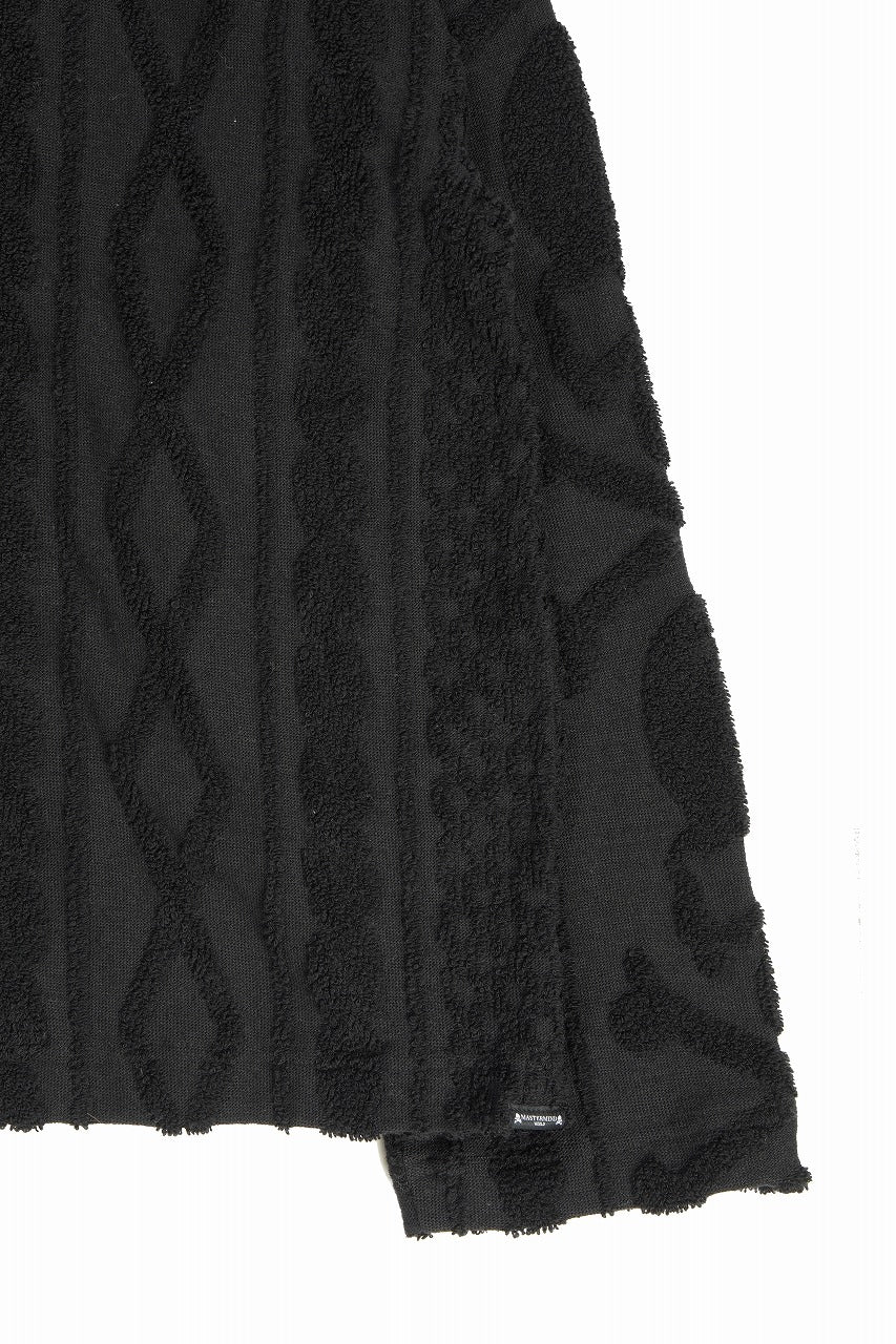 Load image into Gallery viewer, MASTERMIND WORLD OG ARAN HOODIE (BLACK)