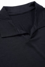 画像をギャラリービューアに読み込む, CAPERTICA SKIPPER POLO / SUPER 140s WASHABLE WOOL DC JERSEY (MID NIGHT)