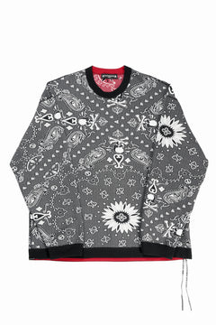 Load image into Gallery viewer, MASTERMIND WORLD REVERSIBLE LS TEE (BLACK x RED)