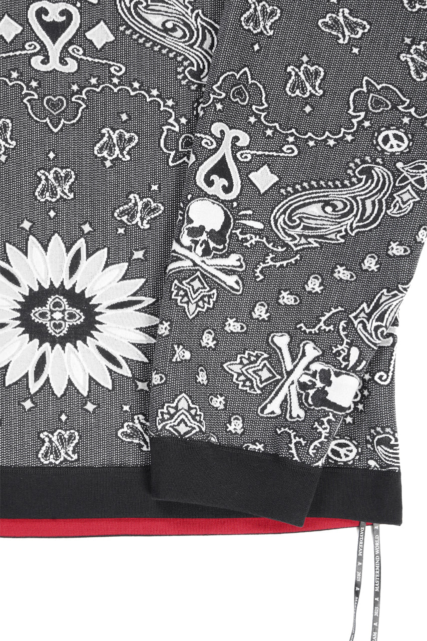 Load image into Gallery viewer, MASTERMIND WORLD REVERSIBLE LS TEE (BLACK x RED)