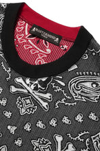 Load image into Gallery viewer, MASTERMIND WORLD REVERSIBLE LS TEE (BLACK x RED)
