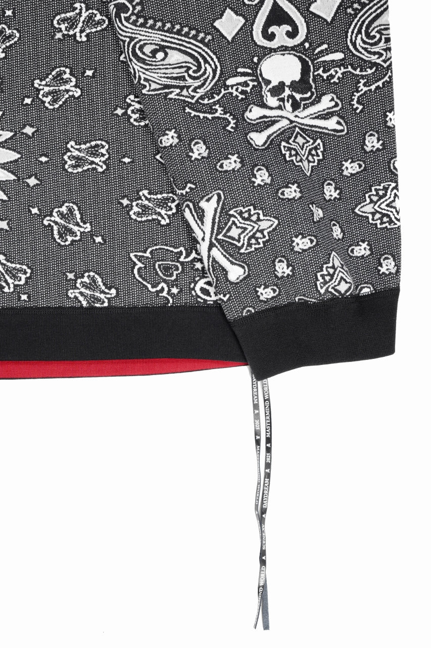 Load image into Gallery viewer, MASTERMIND WORLD REVERSIBLE LS TEE (BLACK x RED)