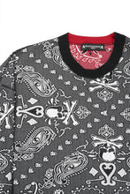 Load image into Gallery viewer, MASTERMIND WORLD REVERSIBLE LS TEE (BLACK x RED)