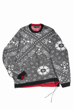 Load image into Gallery viewer, MASTERMIND WORLD REVERSIBLE LS TEE (BLACK x RED)